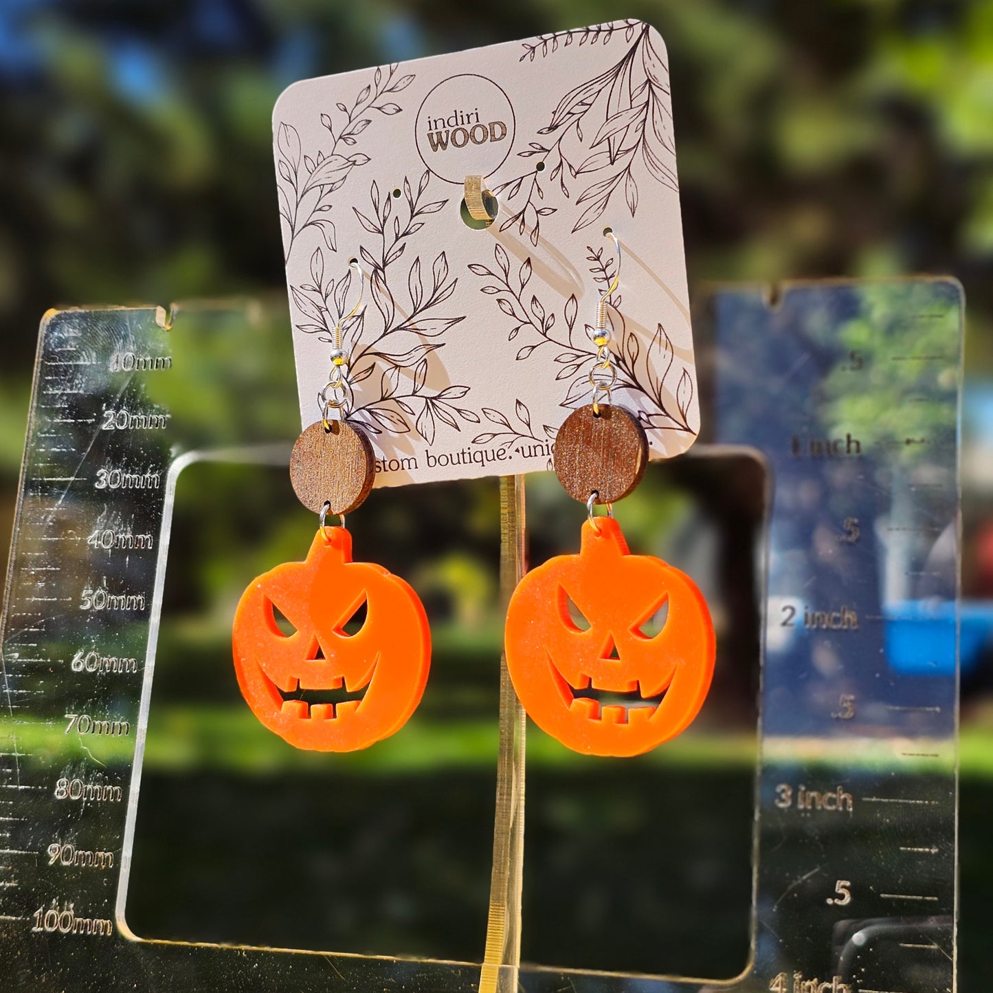 Expressive Pumpkin Earrings