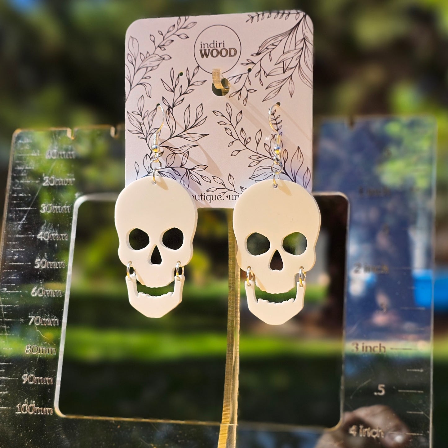 Hinged Skull Earrings