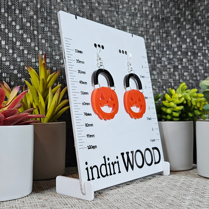 Pumpkin Pail Earrings