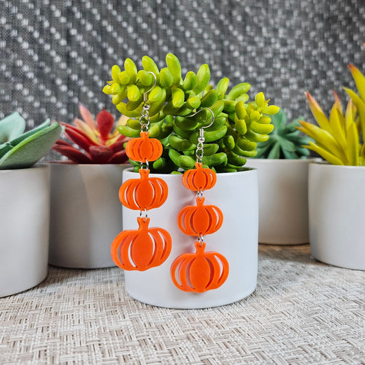Pumpkin Trio Earrings