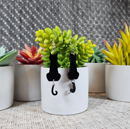 Swishing Kitty Earrings