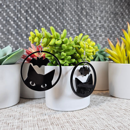 Cats and Bats Earrings