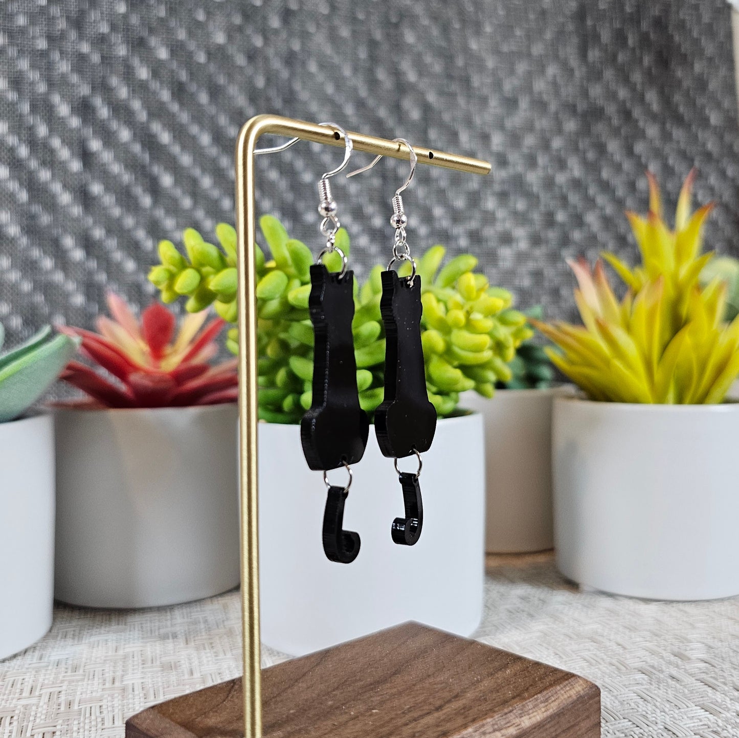 Swishing Kitty Earrings