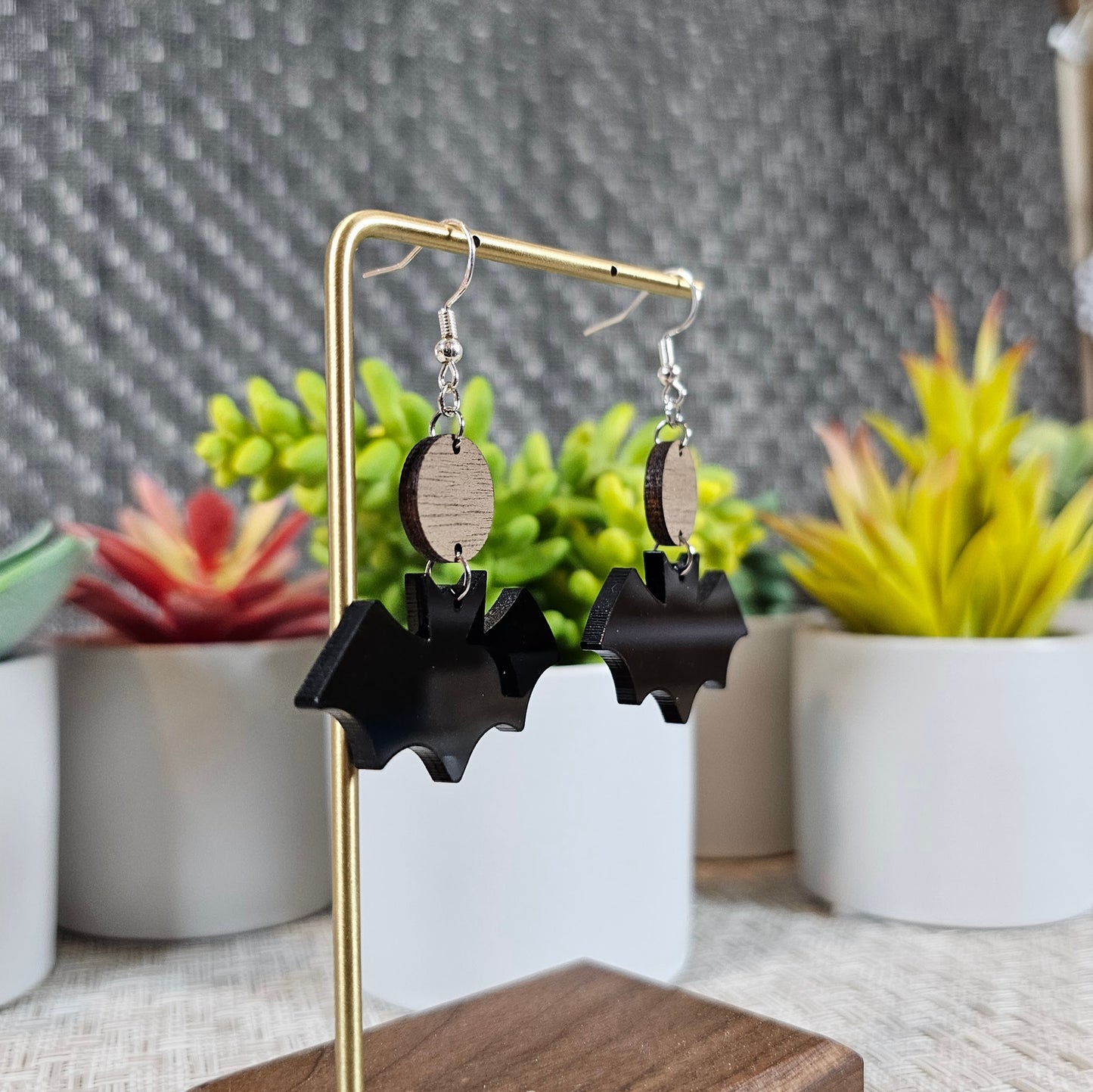 Hallows Bat Earrings