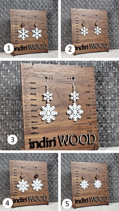 Snowflake Earrings - 5 styles