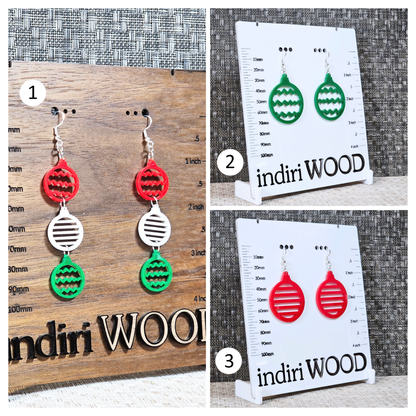 Christmas Ornament Earrings - 3 Styles