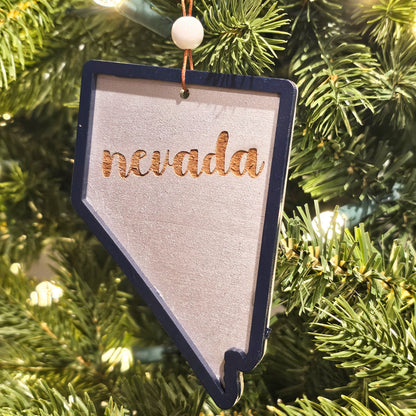 Nevada Silver State Ornament