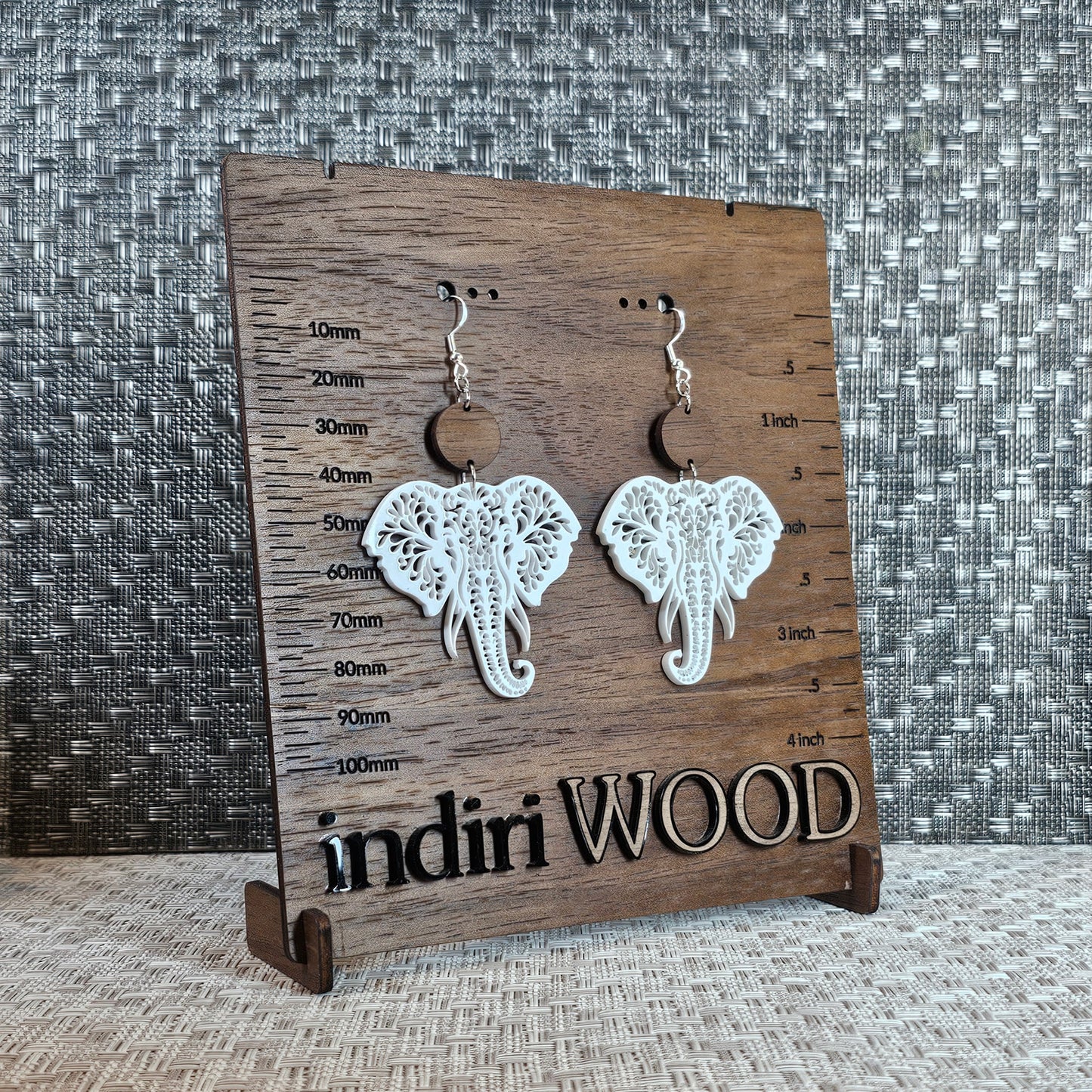Lace Elephant Earrings