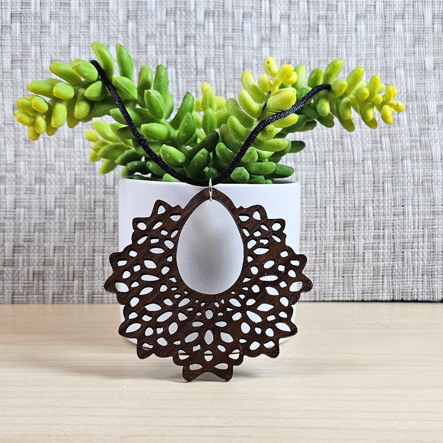 Doily Style Lace Necklace