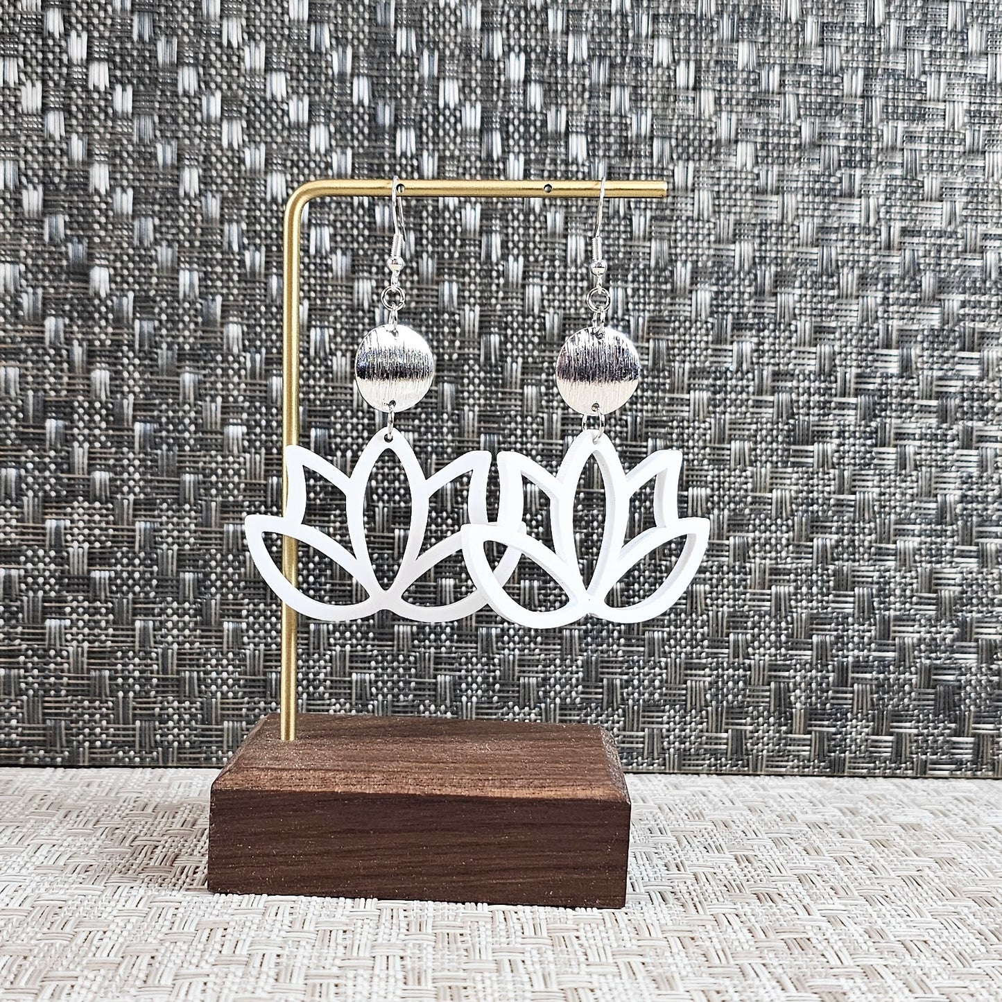 Lotus Flower Earrings