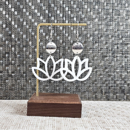 Lotus Flower Earrings