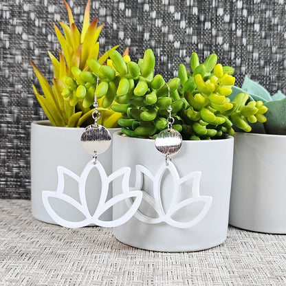 Lotus Flower Earrings