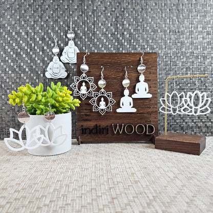 Lotus Flower Earrings