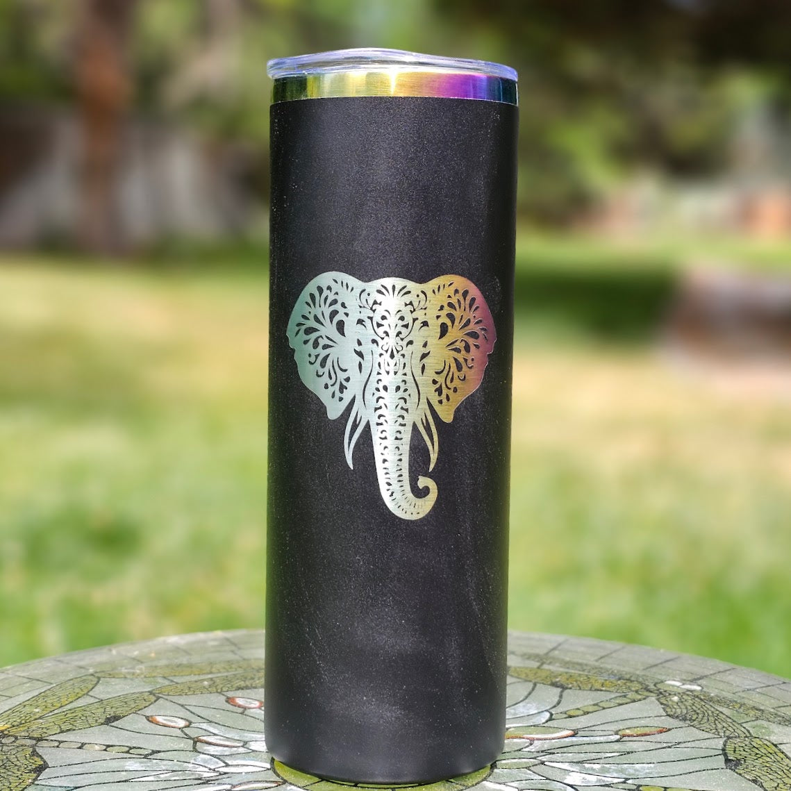 Elephant Skinny Tumbler