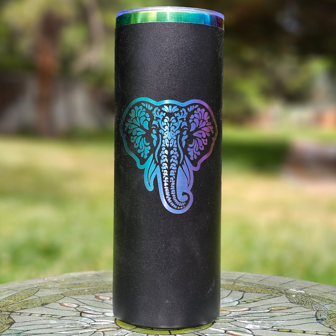 Elephant Skinny Tumbler
