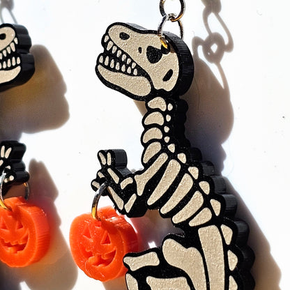Dino Skeleton Earrings