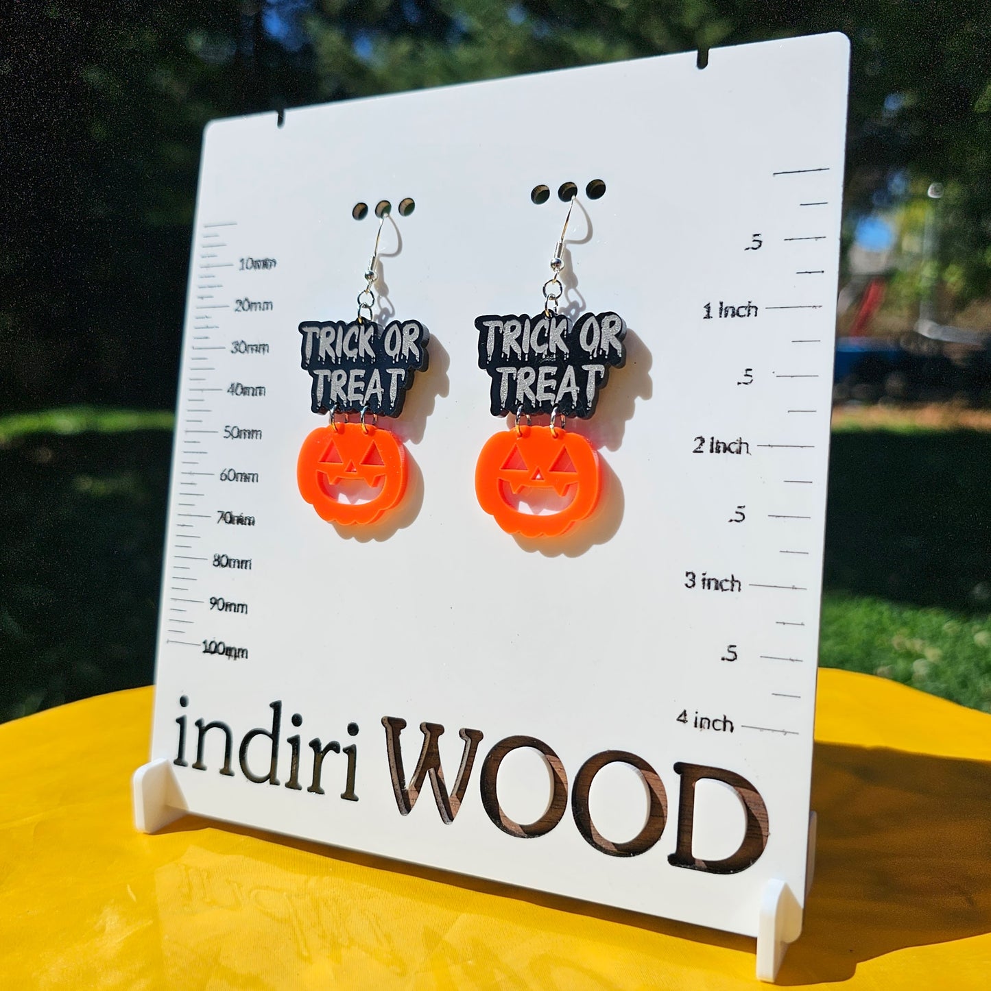 Trick or Treat Pumpkin Earrings