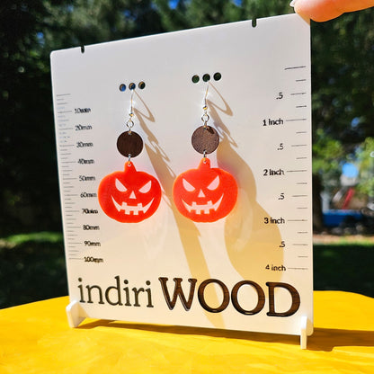 Expressive Pumpkin Earrings