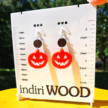 Expressive Pumpkin Earrings