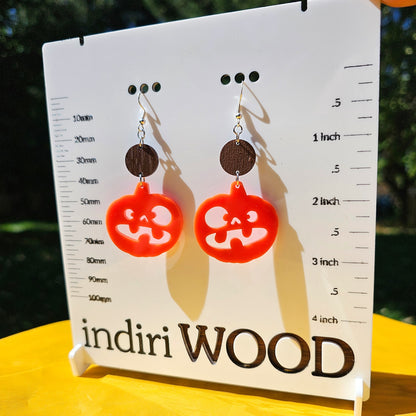 Expressive Pumpkin Earrings