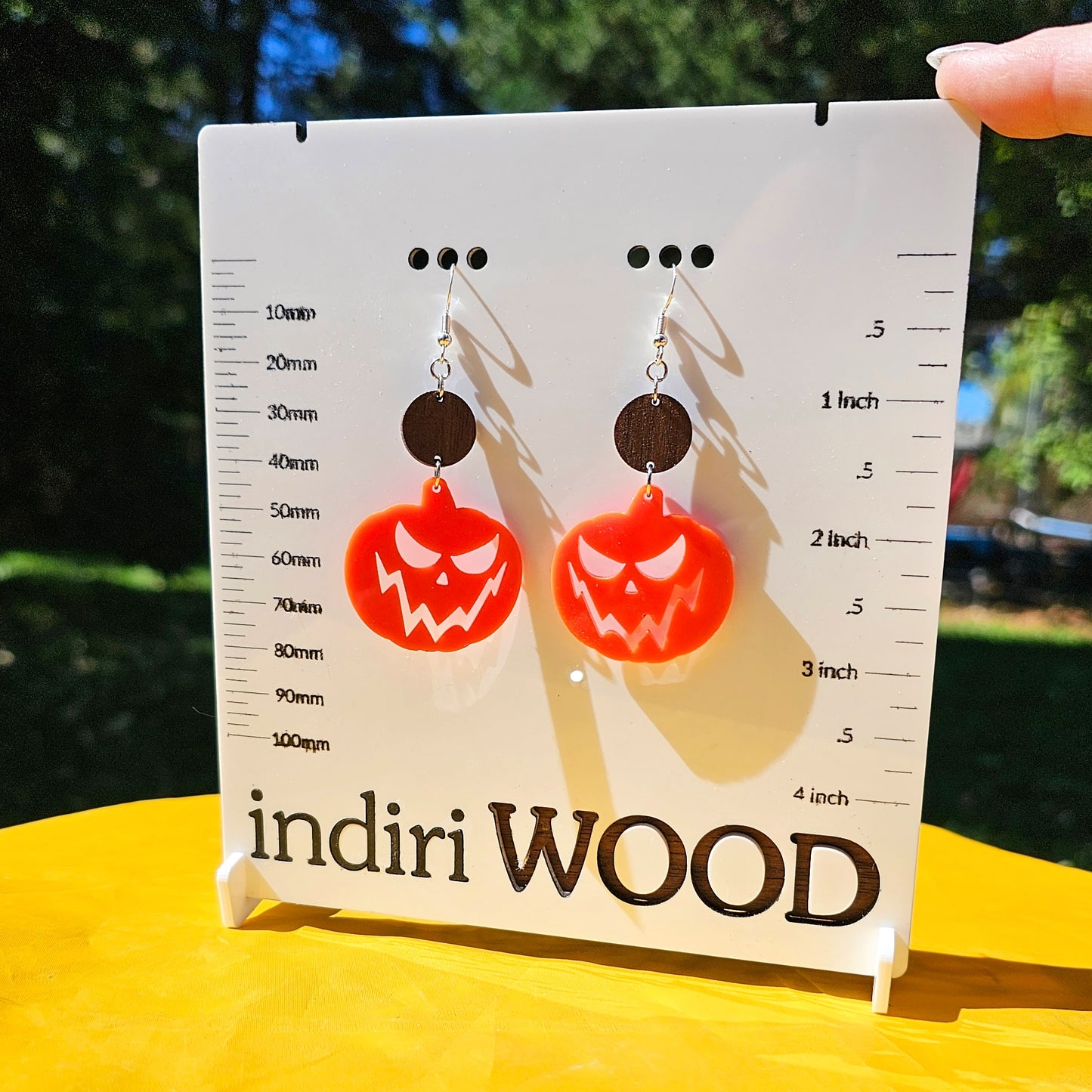 Expressive Pumpkin Earrings