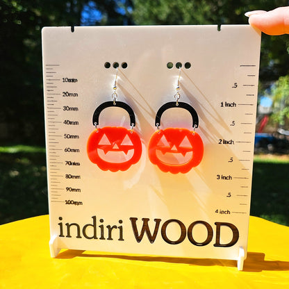 Pumpkin Pail Earrings