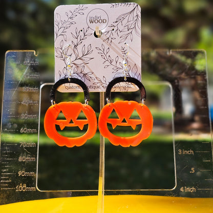 Pumpkin Pail Earrings