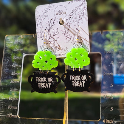 Witchy Cauldron Earrings
