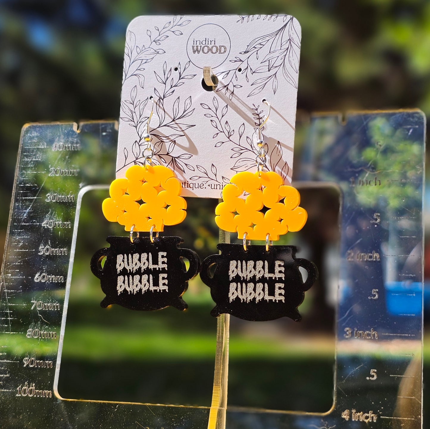 Witchy Cauldron Earrings