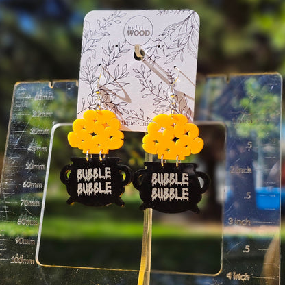Witchy Cauldron Earrings