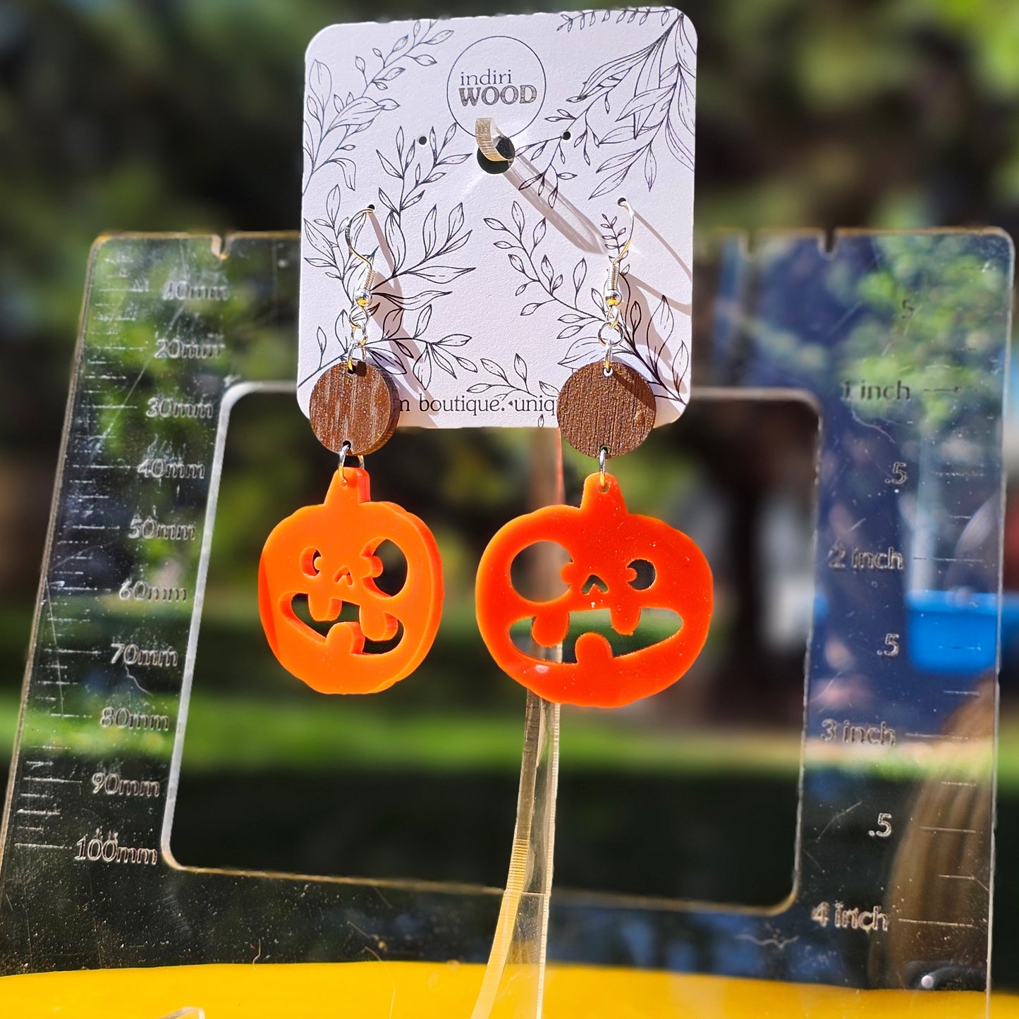 Expressive Pumpkin Earrings