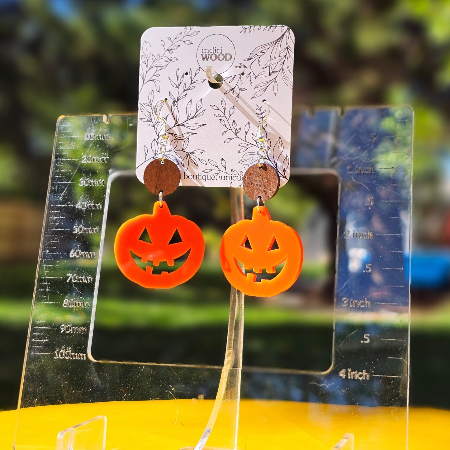 Expressive Pumpkin Earrings