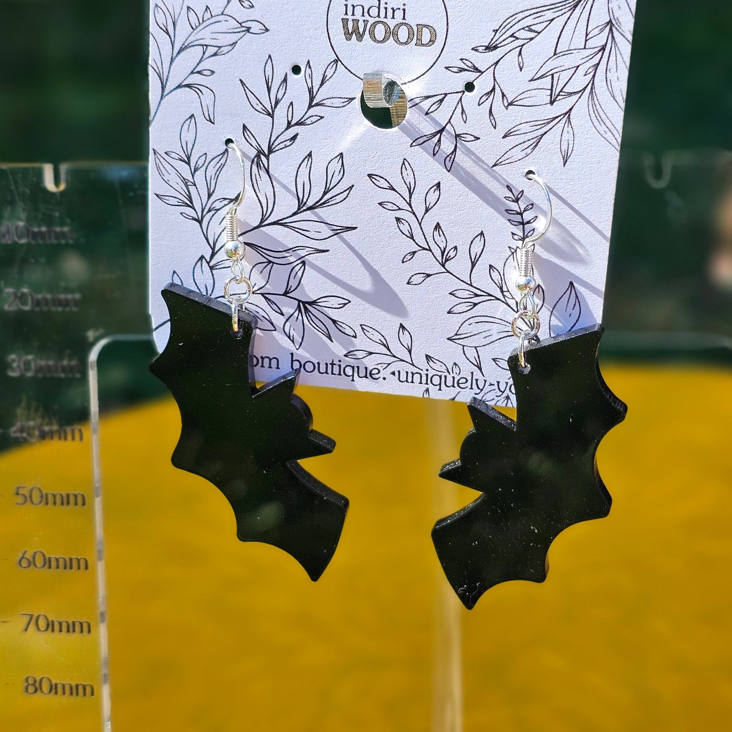 Hallows Bat Earrings