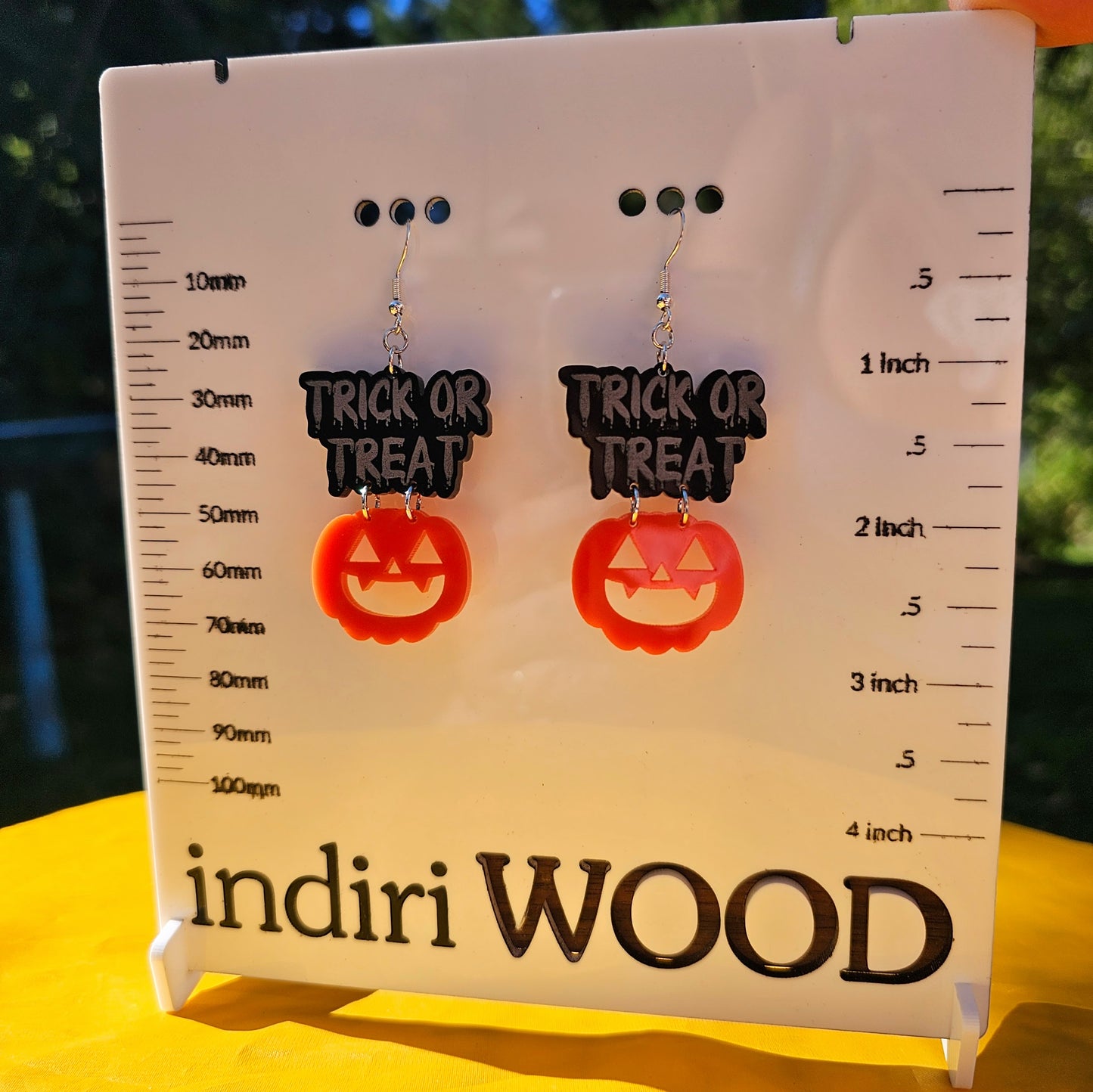Trick or Treat Pumpkin Earrings