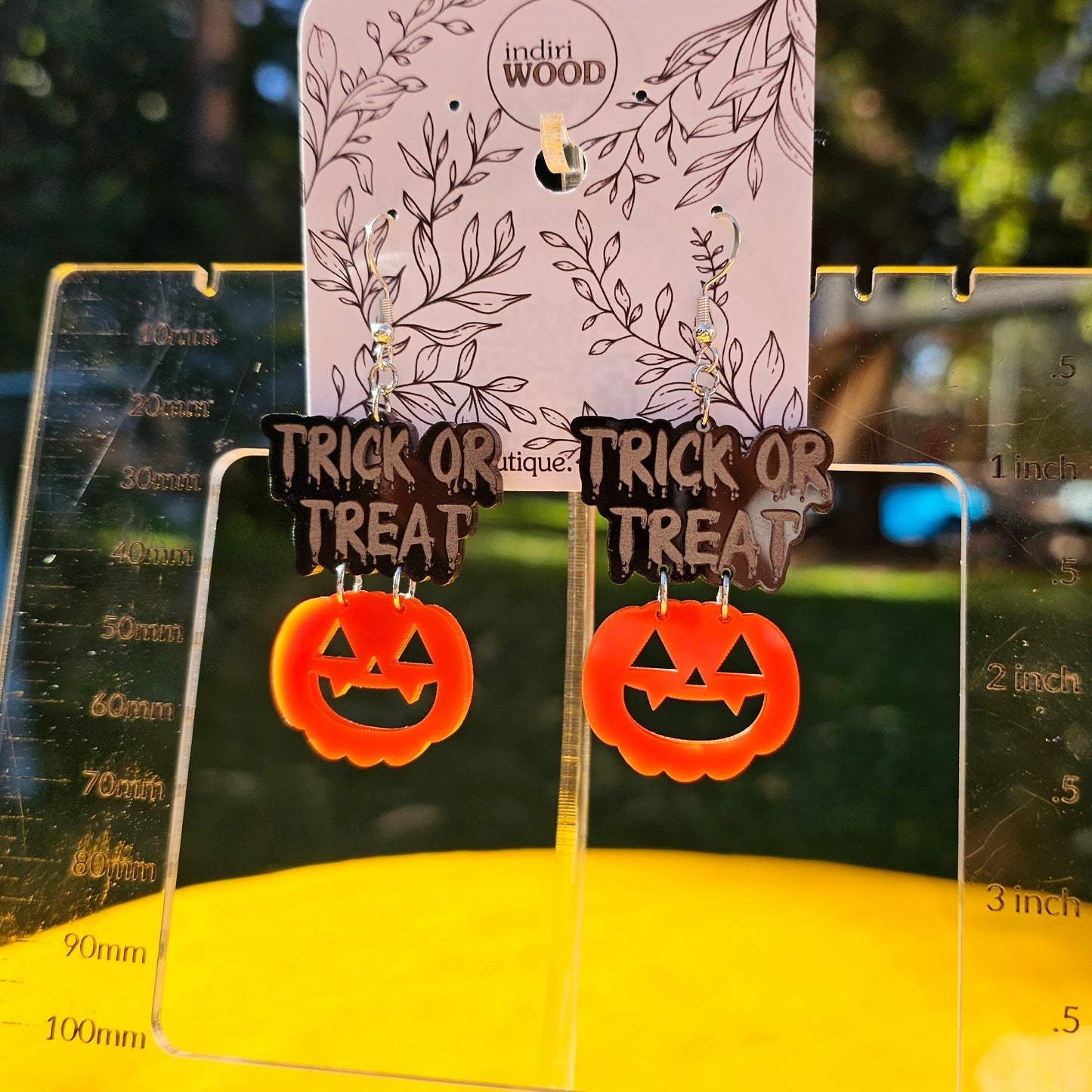 Trick or Treat Pumpkin Earrings