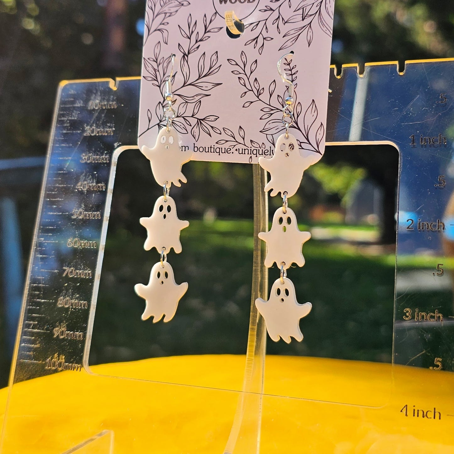 Triple Ghosties Earrings