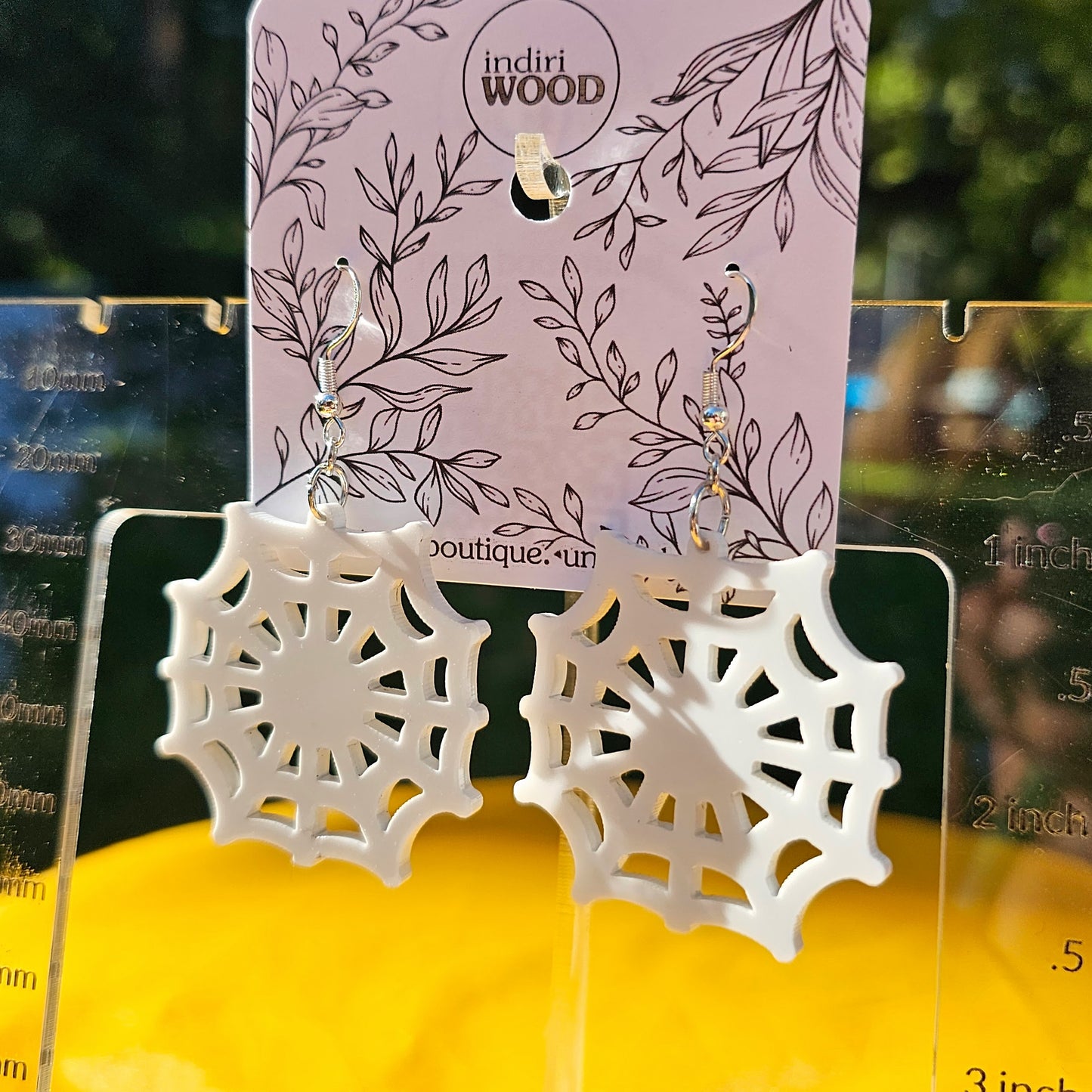 Caught in a Web Earrings