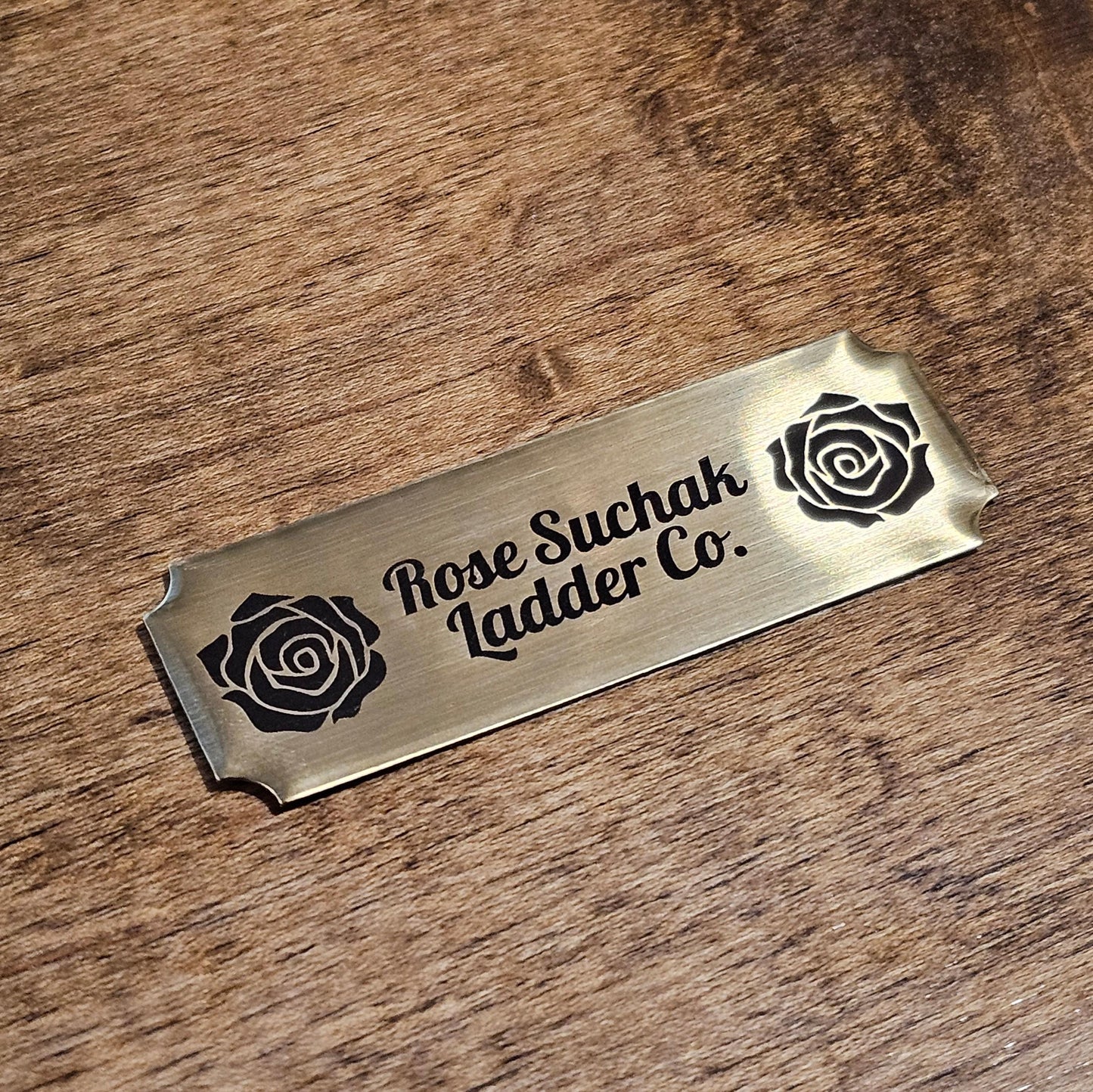 Rose Suchak Ladder Co. Plate with Adhesive Backing