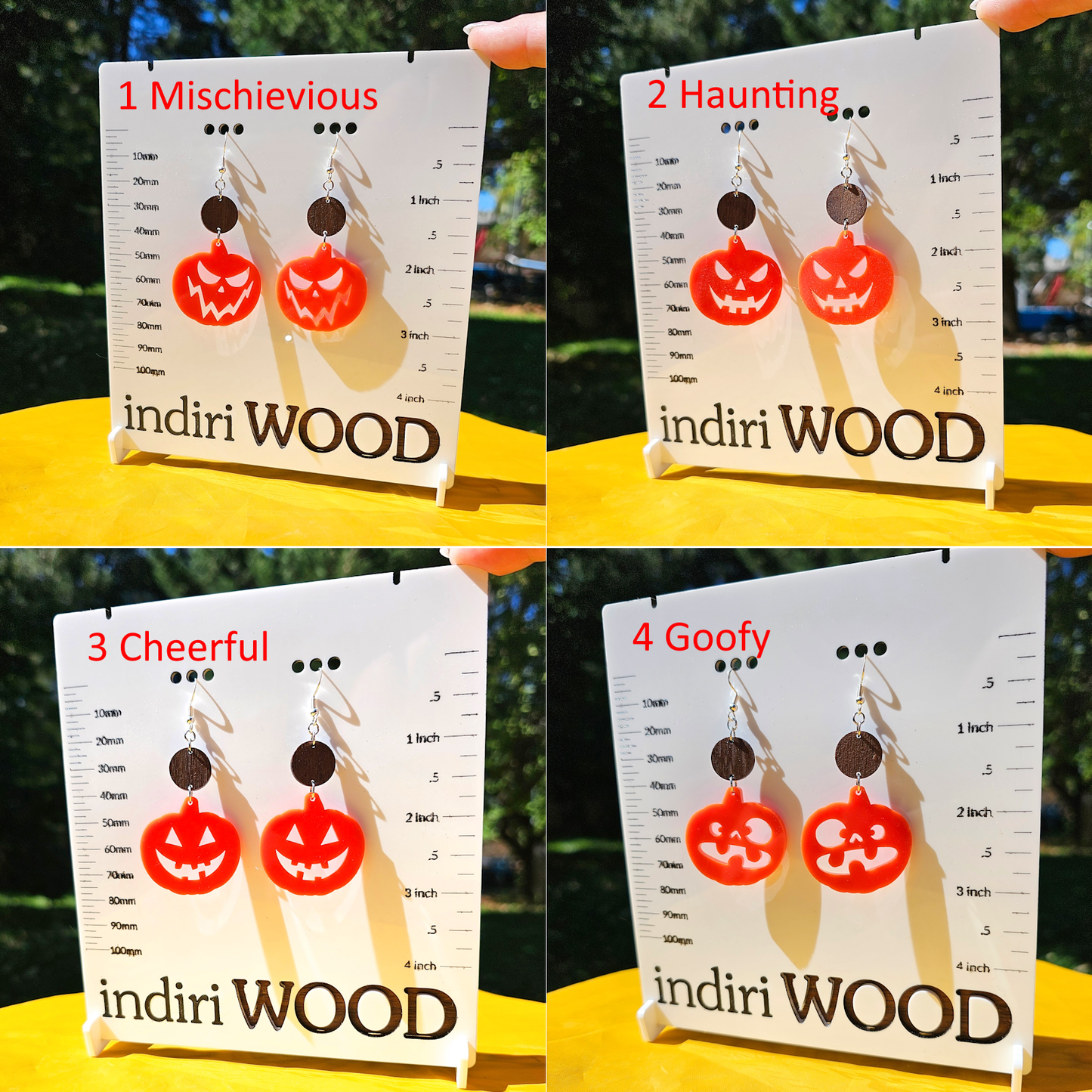 Expressive Pumpkin Earrings