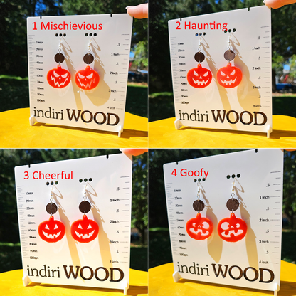 Expressive Pumpkin Earrings